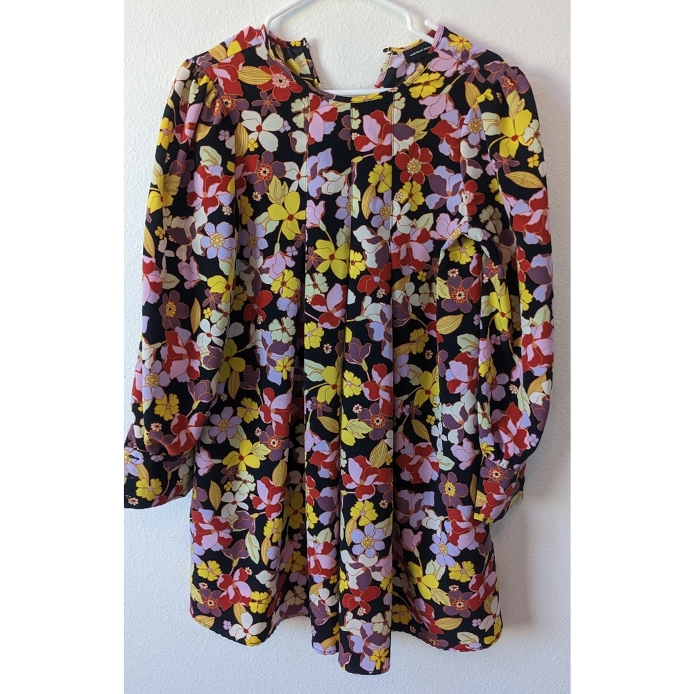Long sleeved floral dress
